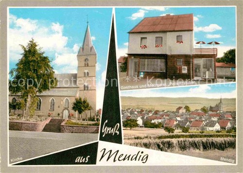 Mendig eifel kirche gasthaus - kirche,