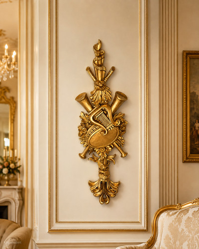 Wanddeko 1502 gold barock - wanddeko,