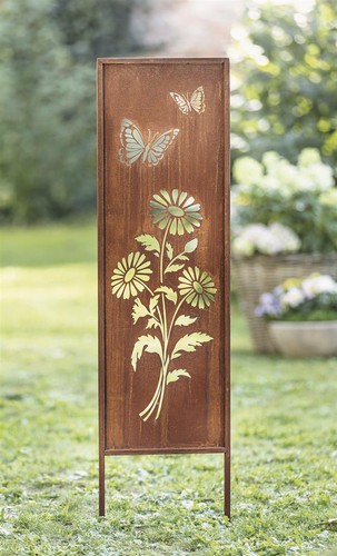 Metall garten schild blumen - metall, "blumen