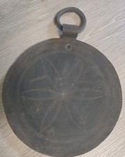 Antik Metall Küchengeräte Backen Kochen Platte Original Alt handgefertigt 