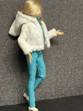 Barbie Kleidung Fashion Rollkragen Shirt , Kuschel Jacke, Hose, Shirt