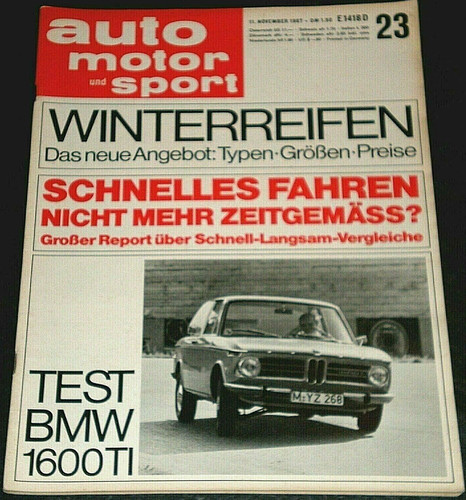Ams test bmw 1600 - 23/67,