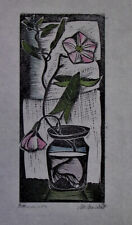 Marlene REIDEL (1923-2014) FARBHOLZSCHNITT auf Bütten - ACKERWINDE - signiert