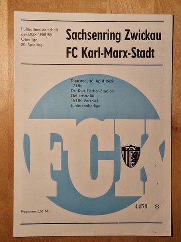 Karl marx stadt - fc, bsg
