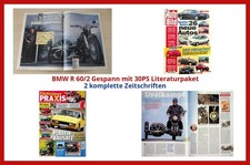BMW R 60/2 Gespann mit 30PS Literaturpaket - 2 komplette Zeitschriften