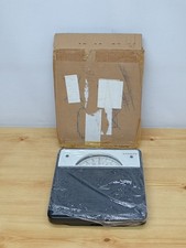 Vintage 70er Jahre Hanson schwarze mechanische Personenwaage - neu & unbenutzt