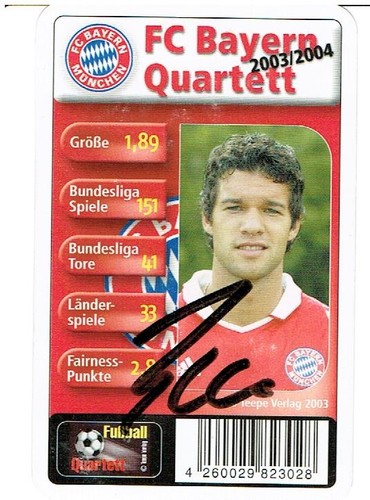 Michael ballack quartettkarte - michael,