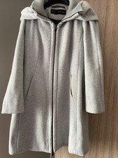 ZARA Damen Mantel Gr. XL Grau Wollemix super