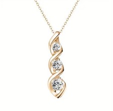 Goldene  Damen Infinity-Kette