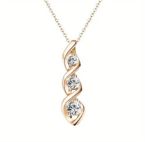 Goldene infinity halskette - goldene,