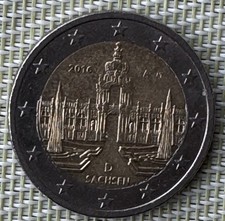 BRD 2 Euro 2016   " A " Sachsen