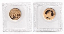 Goldmünze China 1/10 OZ Panda 50 Yuan 2013 eingeschweist