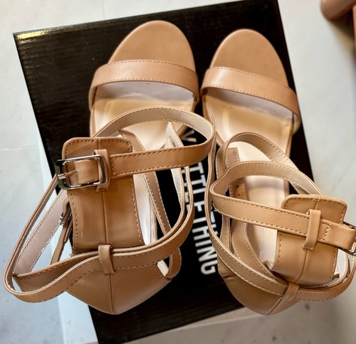 High heels nude - high, leder