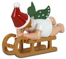 Engelfigur Weihnachtsengel auf