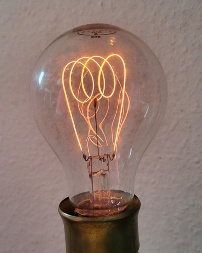 Neu kohlefadenlampe nos ovp - in,