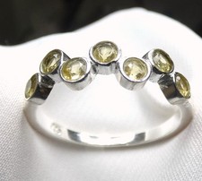 💛Citrin Ring 925 Silber Gr