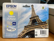 Original Epson T7024 XL Yellow / Gelb für EPSON WorkForce Pro WP-4015... in OVP