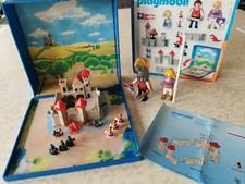 Playmobil Ritterburg Micro 4333 für Unterwegs magnetisch komplett mit OV usw. 