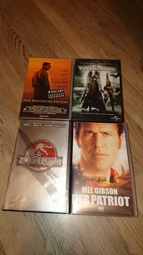 Vhs kassetten videofilme - vhs,