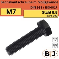 DIN 933 M7 Sechskantschrauben