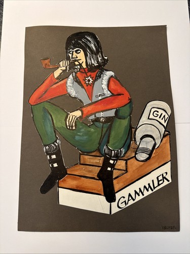 Originalzeichnung karikatur - originalzeichnung,