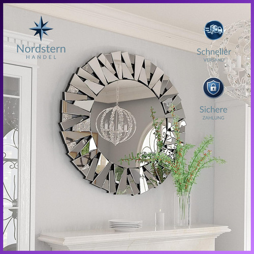 Wandspiegel rund hd - rund, 80×80