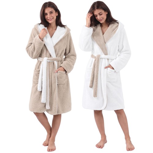 Bademantel damen flauschig - bademantel,