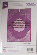 3D Präge-Schablone / 3D Embossing folder --- "GRACEFUL FRAME" / Prägemappe