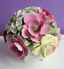 Royale Stratford Fine Bone China Porzellan Rosen, Straußdurchmesser 14,  H 13 cm