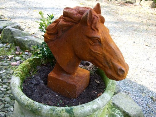 Pferdekopf skulptur für - skulptur,