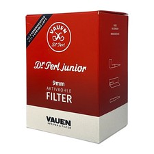 Dr. Perl Junior Aktivkohle Filter / Pfeifenfilter, 9mm, 180 Stück, JUMAX-Box