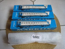 Märklin H0 Konvolute 4x Silberling Blechwagen 24 4081 4082 4083 Steuerwagenwagen