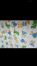 2 Gardinen Kinderzimmer Tiere 1,5m X 1,5m 