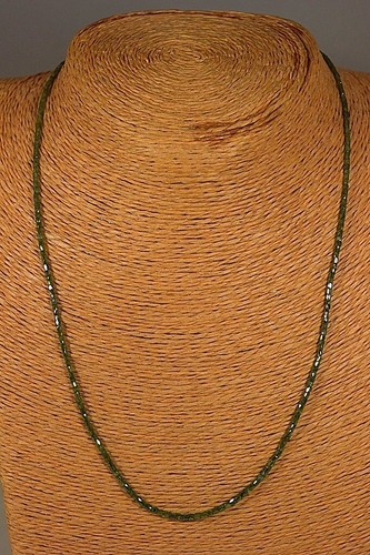 Diamant kette collier grün - collier,