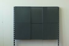 Tego Rückwand Rundloch Lochwand verstellbar Lochplatte Anthrazit  80-133cm 20 x