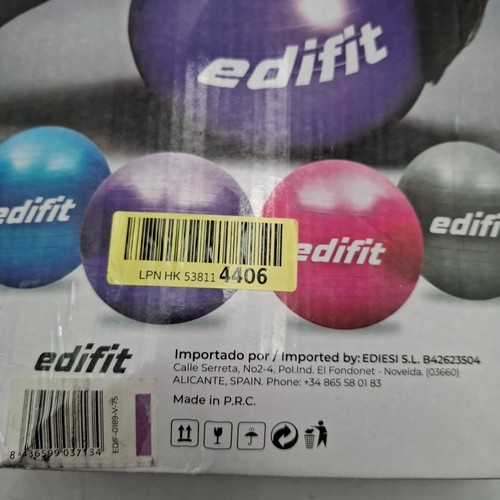 Edifit gymnastikball 65 - gymnastikball,, 55,