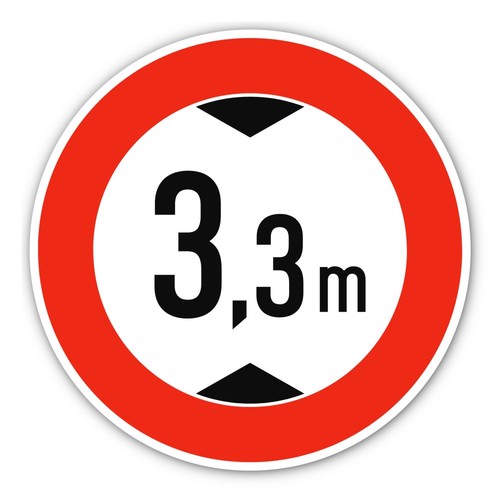 Maximale durchfahrtshöhe - maximale,