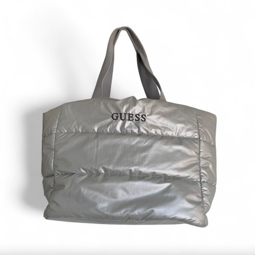 Guess metallic silver puffy - guess,