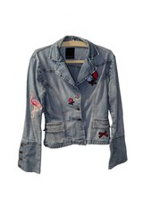 Patchwork Jeansjacke von