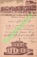 Westerland * Sylt * Nordseebad * Hotel Royal * Vorläufer Litho * 1893 (!!!)