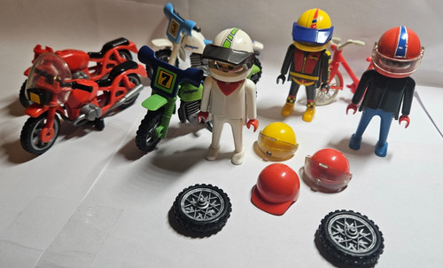 Playmobil motorrad konvolut - playmobil,