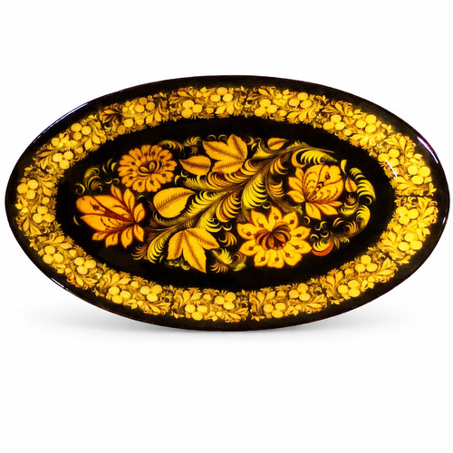Servierplatte oval 5x15x2 - servierplatte-oval, 24,5x15x2