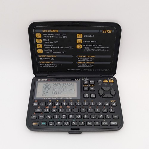 Casio 4300b digital diary - casio, sf-4300b