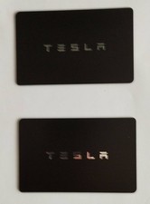 Set mit 2-Original Tesla Schlüsselkarten für Model 3 oder  Model Y