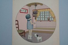 H.Bonnard - Mädchen mit Vogel