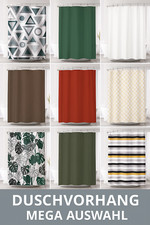 GK Duschvorhang Vorhang Textil