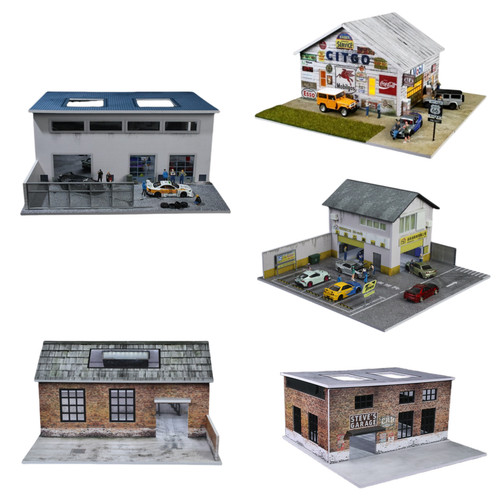 Diorama auto garage - diorama,