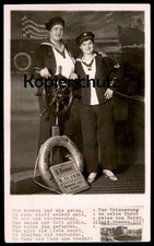 ALTE POSTKARTE NORDDEUTSCHER LLOYD BREMEN STEUERRAD 1929 Fotomontage Montage Pho