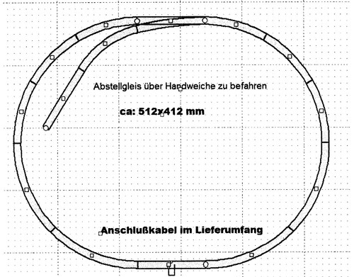 Märklin spur gleisoval - spur, z