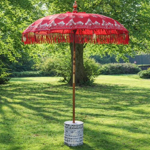Sonnenschirm bali schirm rot - sonnenschirm,